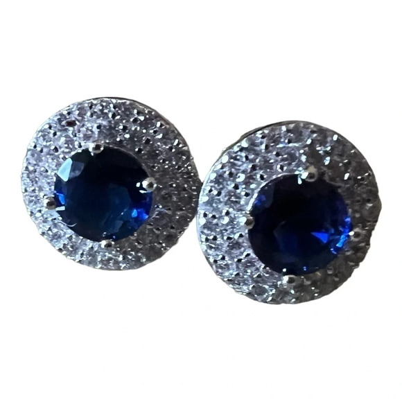 Jewelry - T925 2.60 ct Sapphire Designer Earrings